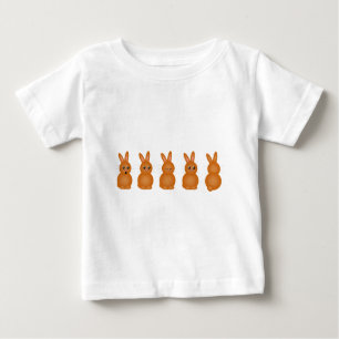 Brown Easter Bunnies Baby T-Shirt