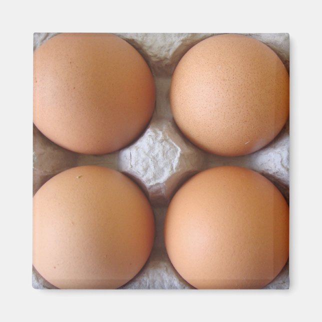Brown Eggs Magnet (Front)