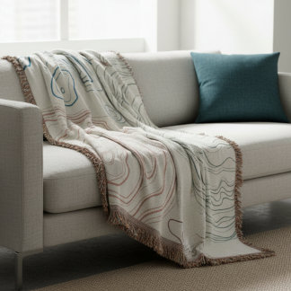 Brown Elegant Gift Throw Pillow – Cosy Decorative