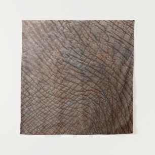Brown elephant in close up photography tapestry