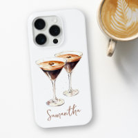 Brown Espresso Martini Coffee Cocktail Custom Name