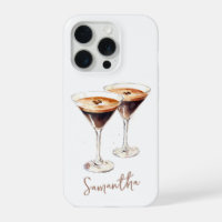 Brown Espresso Martini Coffee Cocktail Custom Name