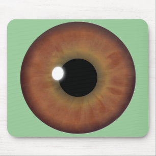 Brown Eye Iris Custom Cool Mouse Pad