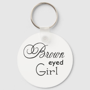Brown Eyed Girl Key Ring