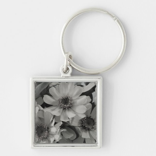 Brown Eyed Susan Flowers Key Ring (Front)