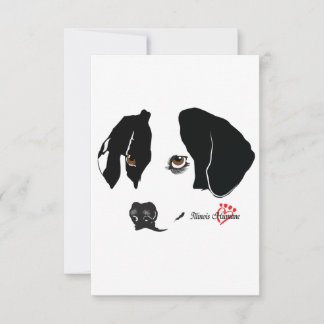 Brown Eyes Blank Card