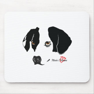 Brown Eyes Mouse Pad