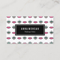 Brown Eyes & Pink Lips Kitschy Makeup Artist