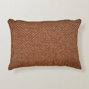 brown fabric texture for background decorative cushion