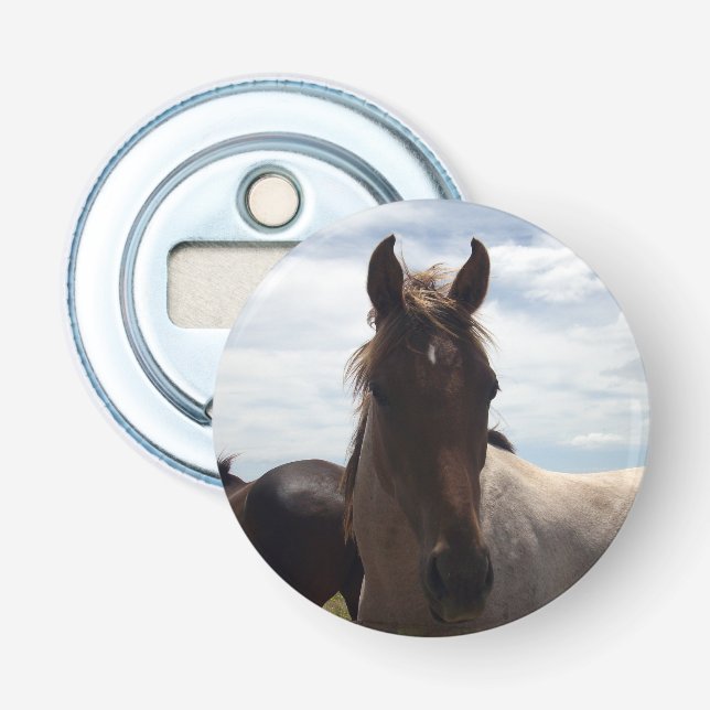 Brown Face Horse, Bottle Opener (Front)