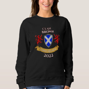Brown Family Reunion 2022 Scottish Clan   Sweatshirt