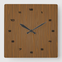 Brown Faux Wood Look Texture