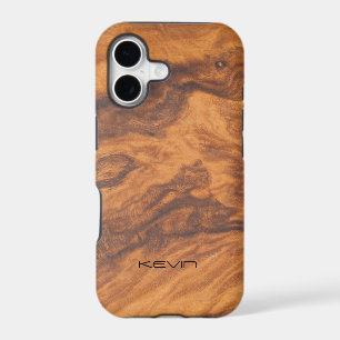 Brown Faux Wood Texture Modern Design