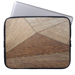 Brown field laptop sleeve