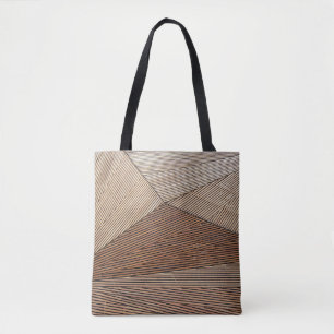 Brown field tote bag