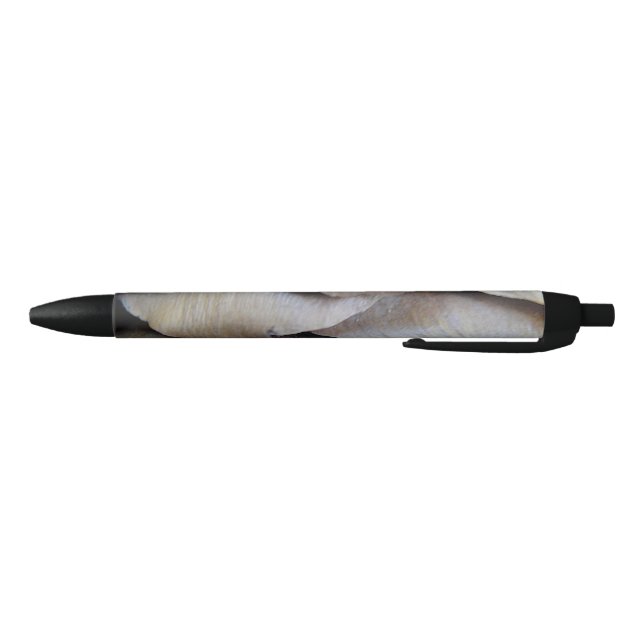 Brown fir cone pattern black ink pen (Bottom)