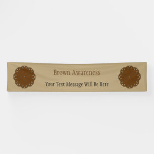 Brown Flower Ribbon by Kenneth Yoncich Banner