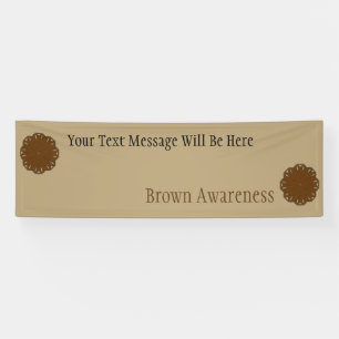 Brown Flower Ribbon by Kenneth Yoncich Banner