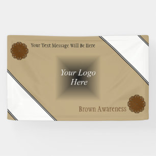 Brown Flower Ribbon by Kenneth Yoncich Banner