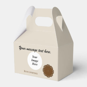 Brown Flower Ribbon Template by Kenneth Yoncich Favour Box