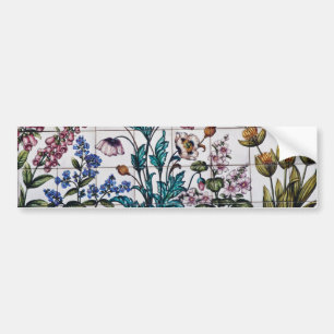 Brown Flowers in a pharmacy, Triana, Seville, Spai Bumper Sticker