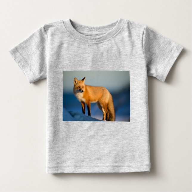 Brown Fox Baby T-Shirt (Front)