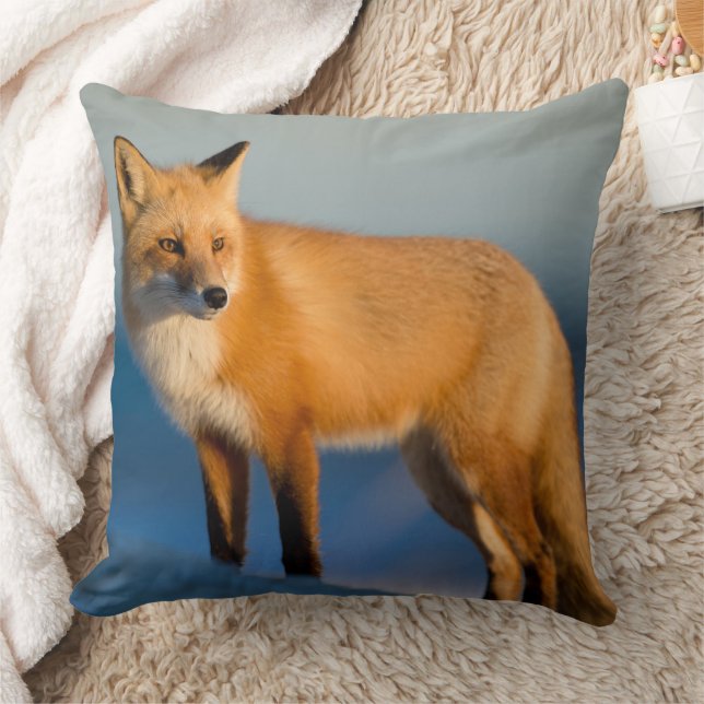 Brown Fox Cushion (Blanket)