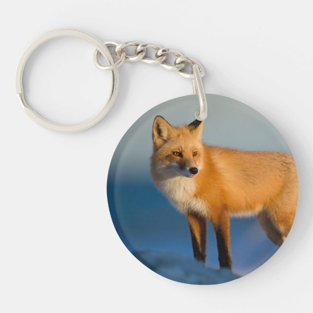 Brown Fox Key Ring (Front)