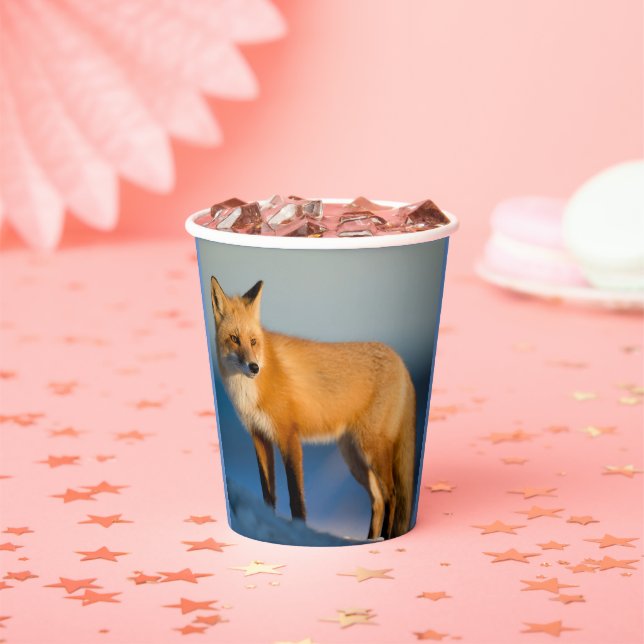 Brown Fox Paper Cups (Insitu)