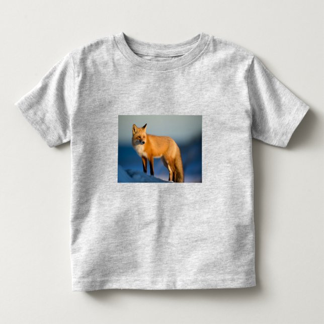 Brown Fox Toddler T-Shirt (Front)