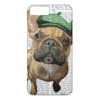 Brown French Bulldog with Green Hat 2