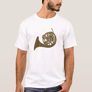 Brown French Horn T-Shirt
