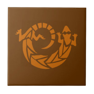 Brown Gecko Southwestern Tile