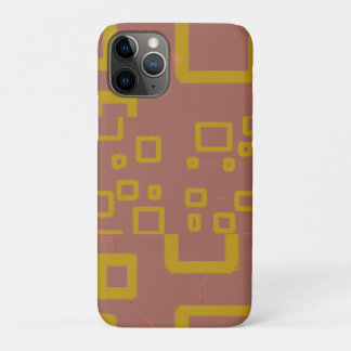 Brown Geometric Cartoon Theme iPhone / iPad case
