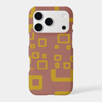 Brown Geometric Cartoon Theme iPhone / iPad case