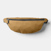 Brown geometric mesh pattern  bum bags (Lay Down)