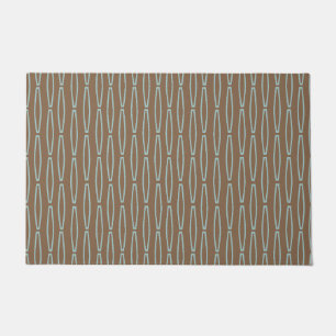 Brown Geometric Repeat  Doormat