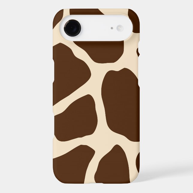 Brown Giraffe Print Case-Mate iPhone Case (Back)