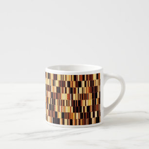 Brown glass pattern espresso cup