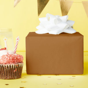 Brown Glossy Wrapping Paper