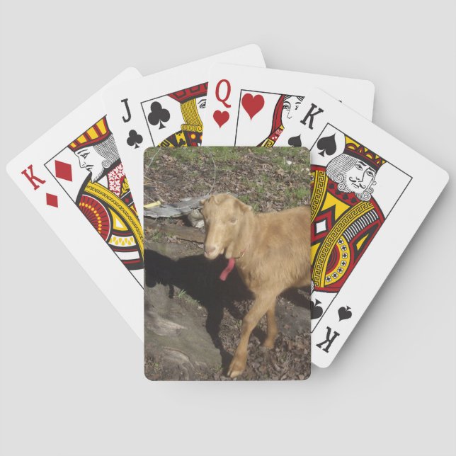 Brown Goat Playing Cards (Back)