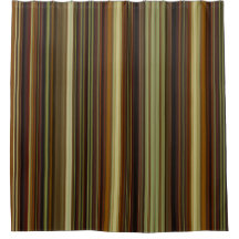 Brown Gold and Green Stripes