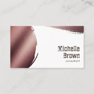 Brown gold stains abstract rustic consultant business card