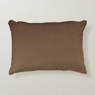 Brown Gradient Accent Pillow