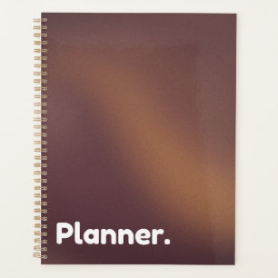 Brown Gradient Undated Planner