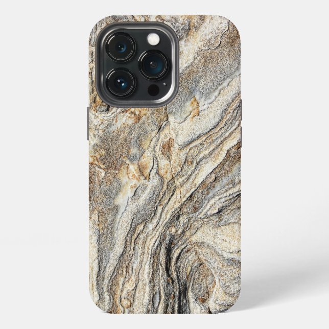 Brown Granite Marble iPhone Case (Back)