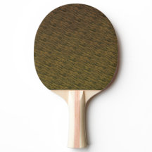 Brown-Green Textured Ping Pong Paddle