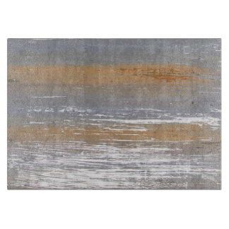 Brown-grey art cutting board