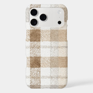 Brown Grey Cream Plaid Stripes