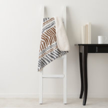 Brown Grey Modern Boho Wall Hanging